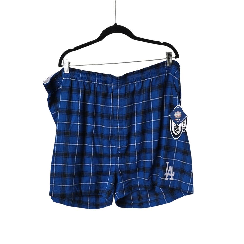 Concepts Sport MLB Los Angeles Dodgers Flannel Boxers Mens Size 5XL NWT